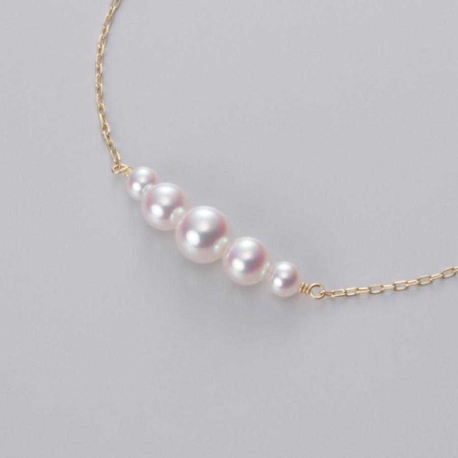 [ムーンレーベル 公式] パール ブレスレット Croissant ブレスレット K18YG レディース 18金 DES0702CROI-100000の画像