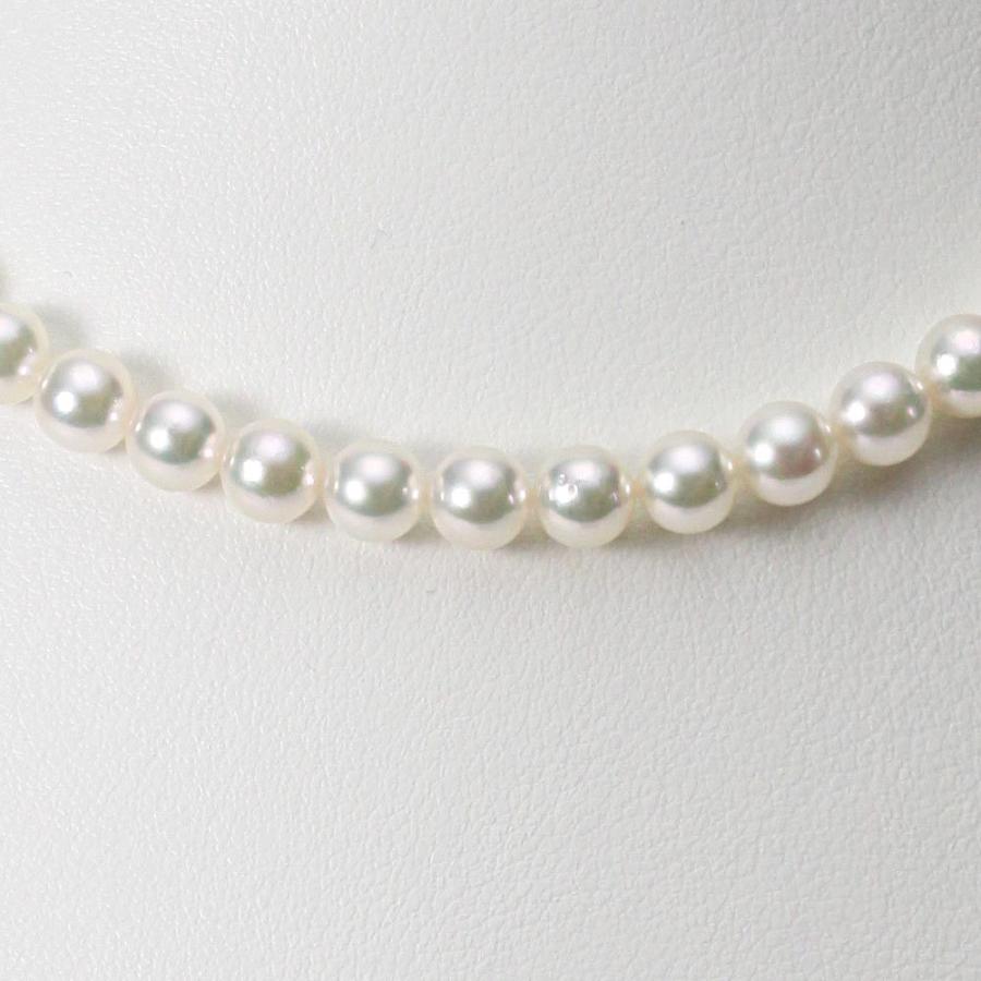 [ムーンレーベル 公式] ロング パール ネックレス レディース あこや真珠  6.0mm アコヤ真珠 80cm セミロング パールネックレス FIN0102CA0060R33WGの画像