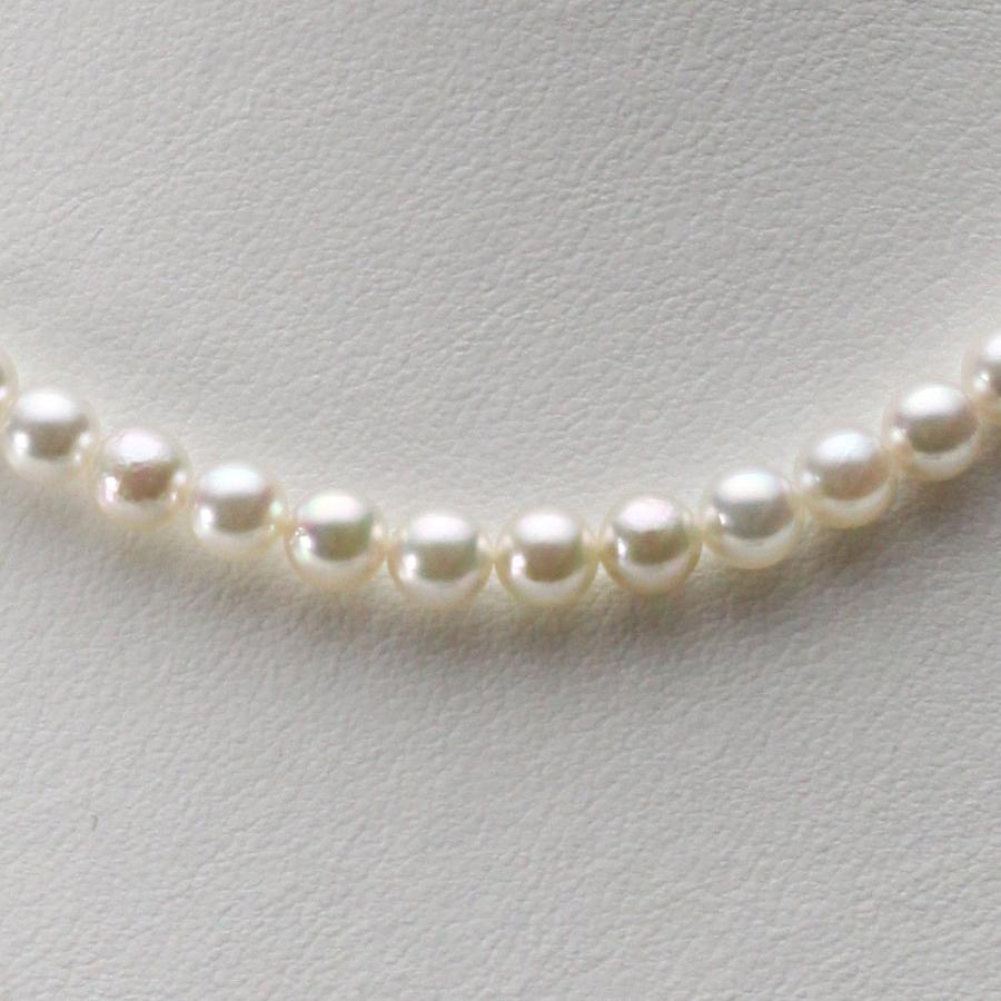 [ムーンレーベル 公式] ロング パール ネックレス レディース あこや真珠 6.0mm アコヤ 真珠 60cm セミロング あこや真珠 パールネックレス FIN0102CA60R33WG60の画像
