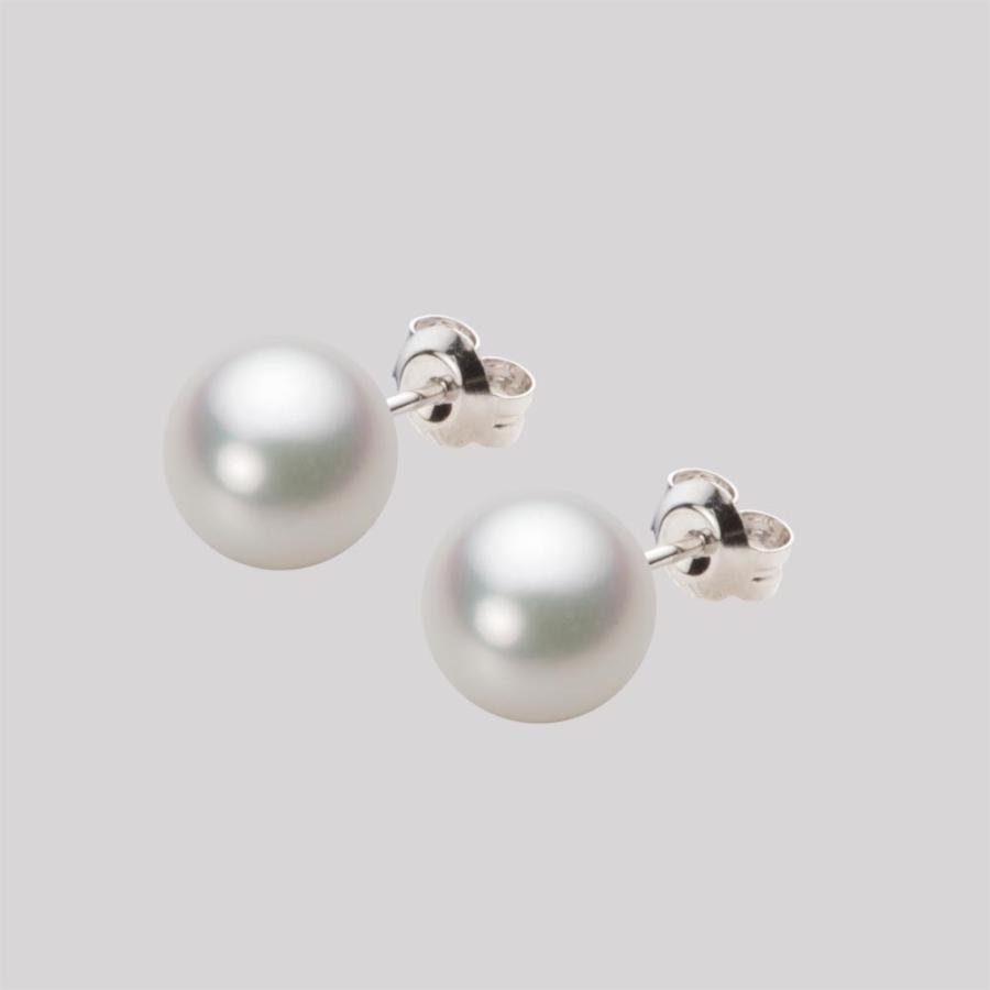 [ムーンレーベル 公式] パール ネックレス レディース 7.5-8.0mm アコヤ 真珠 ネックレス ＆ K14WG イヤリング/ピアス 2点セット FIN7580R32NW000000_6