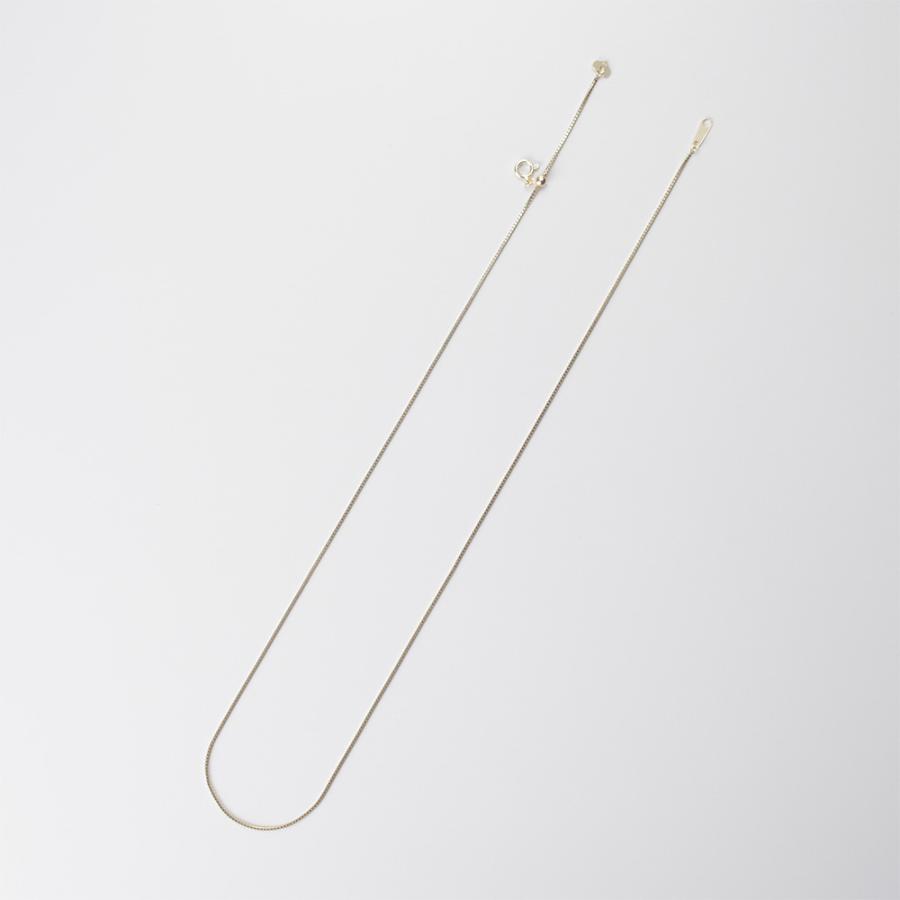 [ムーンレーベル 公式] K18YG ベネチアンチェーン　0.8mm 45cm スライド式 ネックレス レディース FINCHN-000000V02Y0の画像