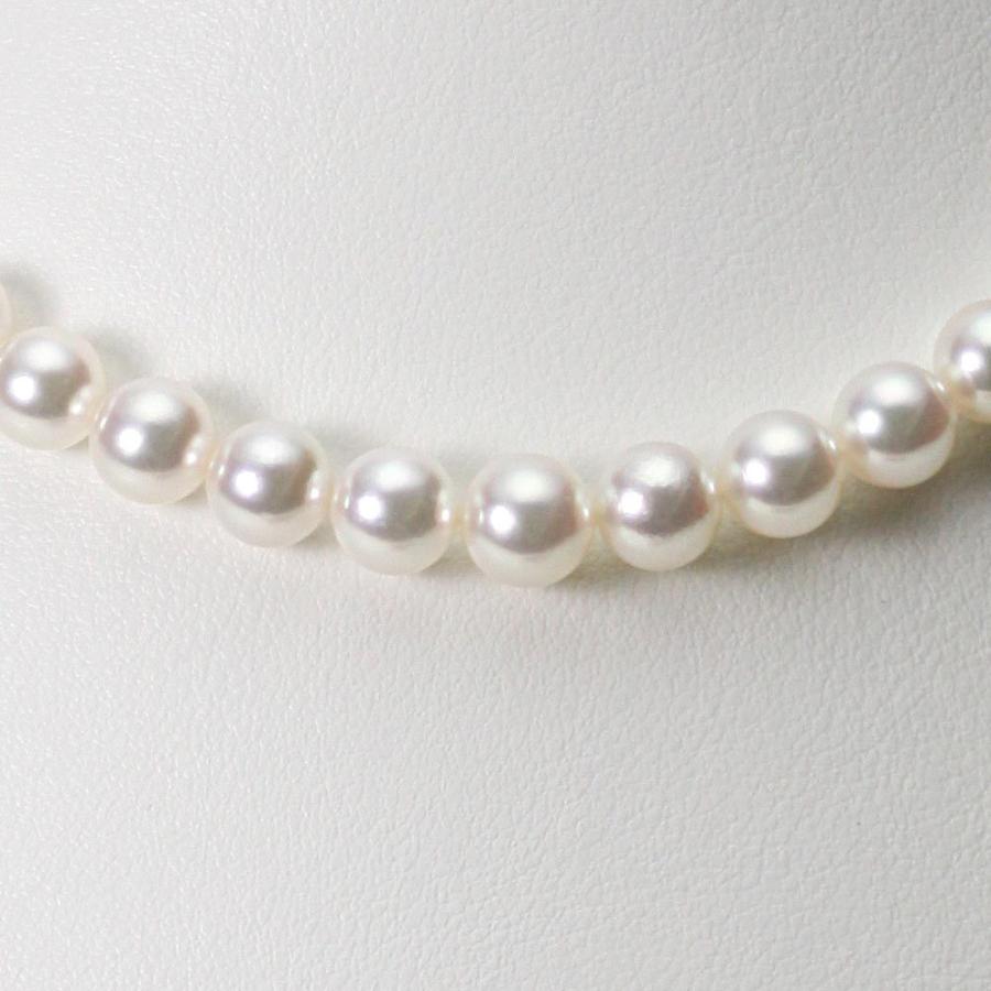 [ムーンレーベル 公式] パール ネックレス レディース あこや真珠 6.0-8.0mm アコヤ 真珠 グラデーション ネックレス GA08060R22WPG00000