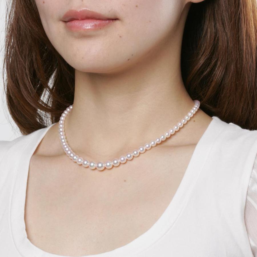 ムーンレーベル 公式] パール ネックレス レディース あこや真珠 3.5  