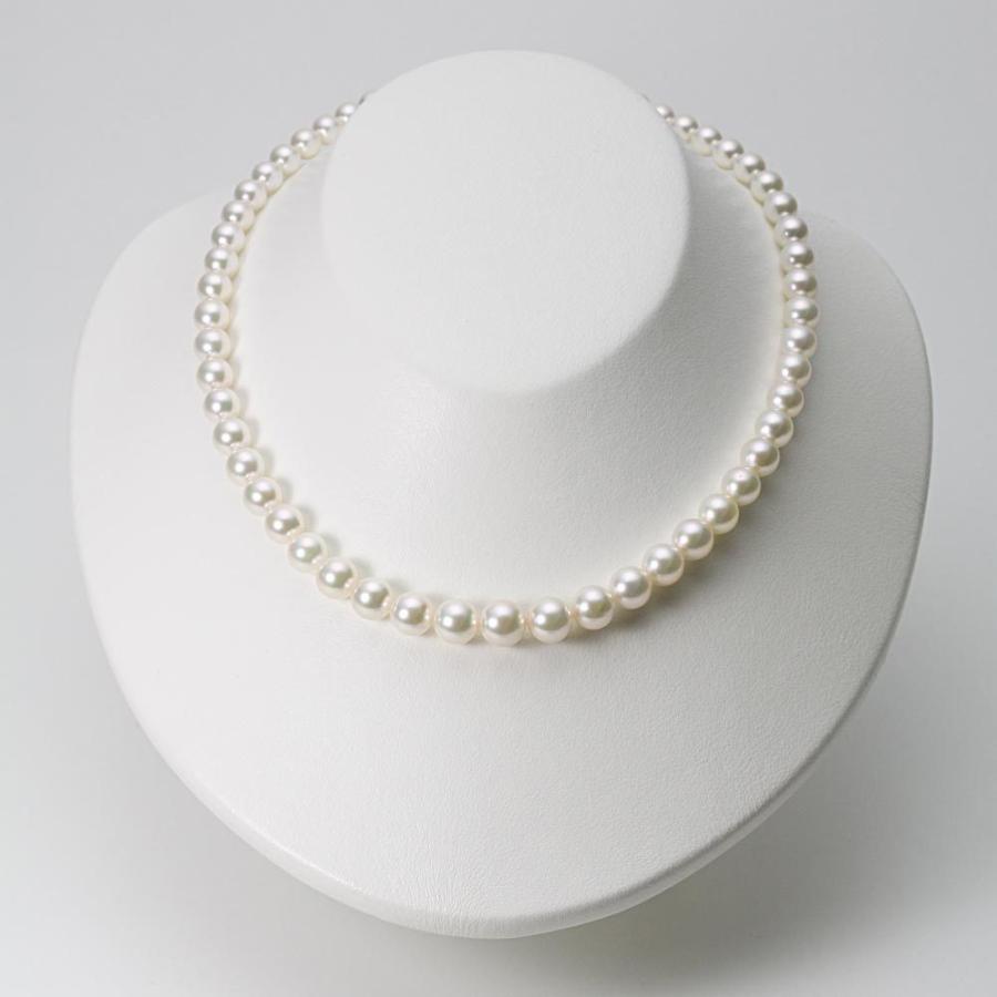 美品♡神秘的な輝き♡華真珠♡ダイヤモンドカット♡プラチナ♡パールピアス ムーンレーベル 公式] パール ネックレス レディース あこや真珠