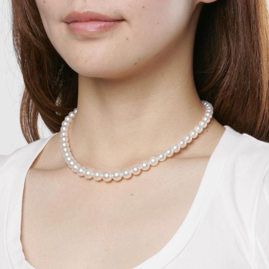 ムーンレーベル 公式] パール ネックレス レディース あこや真珠