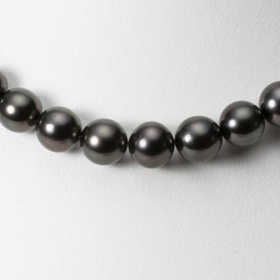 925刻印　特大ブラックパール　ネックレストップ　36g 東K8-0211ア㊱ ムーンレーベル 公式] ブラックパール ネックレス 8-10mm 黒蝶 真珠