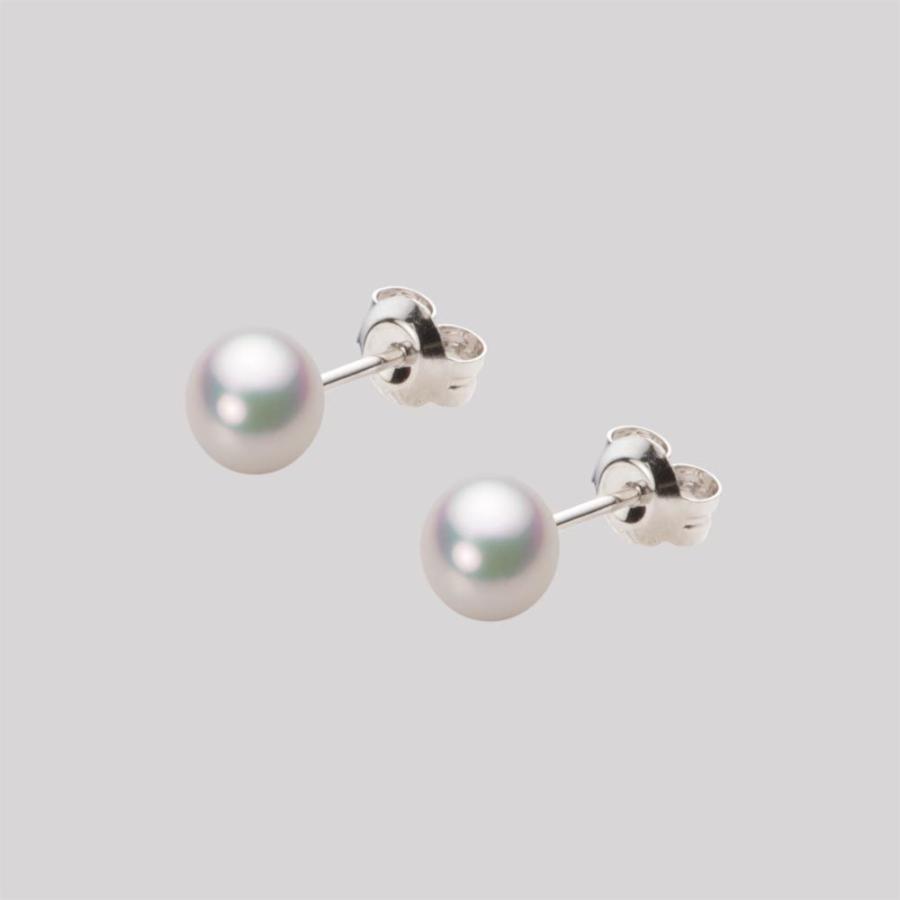 [ムーンレーベル 公式] ベビーパール ピアス レディース あこや真珠 5.0mm アコヤ 真珠 ピアス Pt900 プラチナ  HA00050B11WPGPA04P