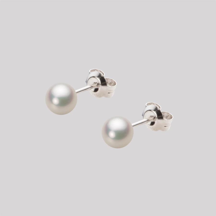 [ムーンレーベル 公式] ベビーパール ピアス レディース あこや真珠 5.0mm アコヤ 真珠 ピアス Pt900 プラチナ  HA00050R11CW0PA04P