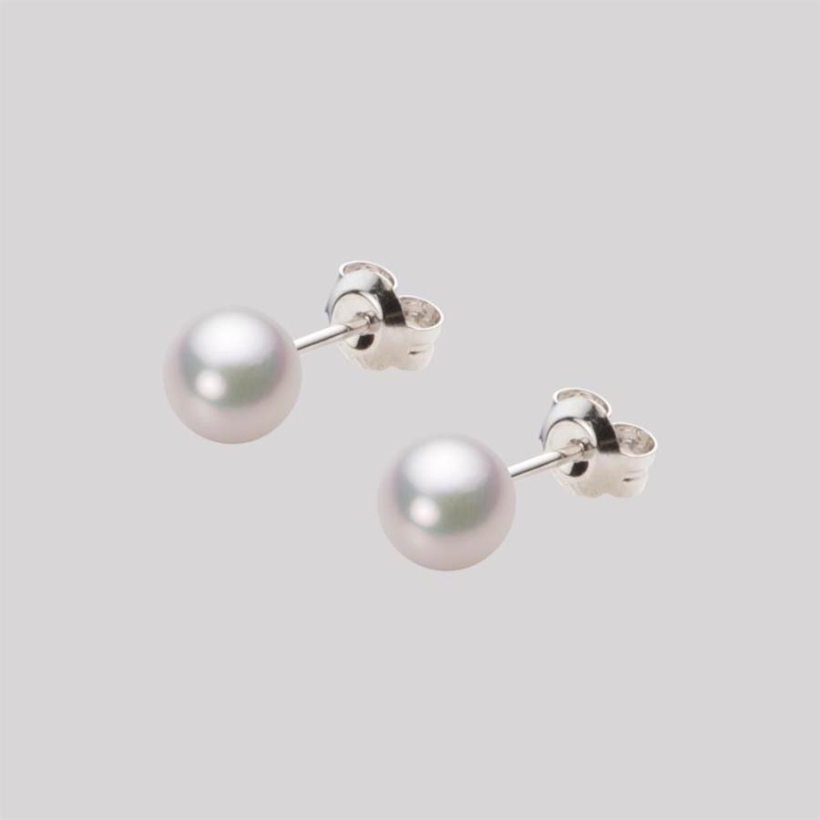 [ムーンレーベル 公式] ベビーパール ピアス レディース あこや真珠 5.5mm アコヤ 真珠 ピアス Pt900 プラチナ HA00055R12WPGPA04P