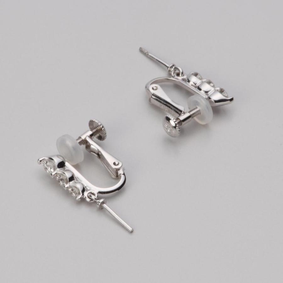 [ムーンレーベル 公式] ベビーパール イヤリング レディース あこや真珠 5.5mm アコヤ 真珠 イヤリング K18WG ホワイトゴールド  HA00055R13WPN805W0の画像