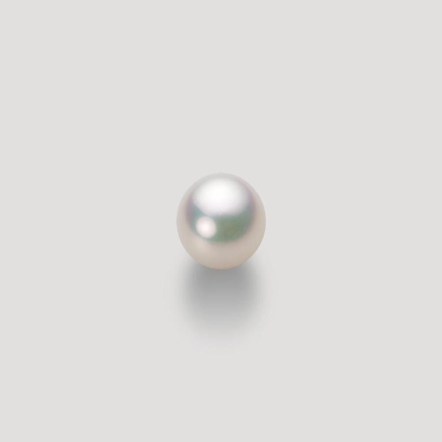 [ムーンレーベル 公式] 一粒 パールネックレス レディース 7.0mm アコヤ 真珠 ペンダント K18WG ホワイトゴールド  HA00070D11CW01500Wの画像