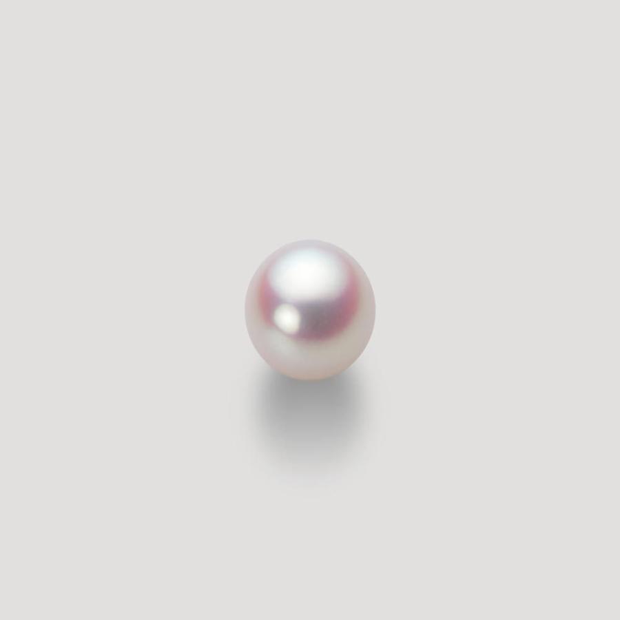 [ムーンレーベル 公式] 一粒 パールネックレス レディース 7.0mm アコヤ 真珠 ペンダント K18WG ホワイトゴールド  HA00070D11WPN647W0の画像
