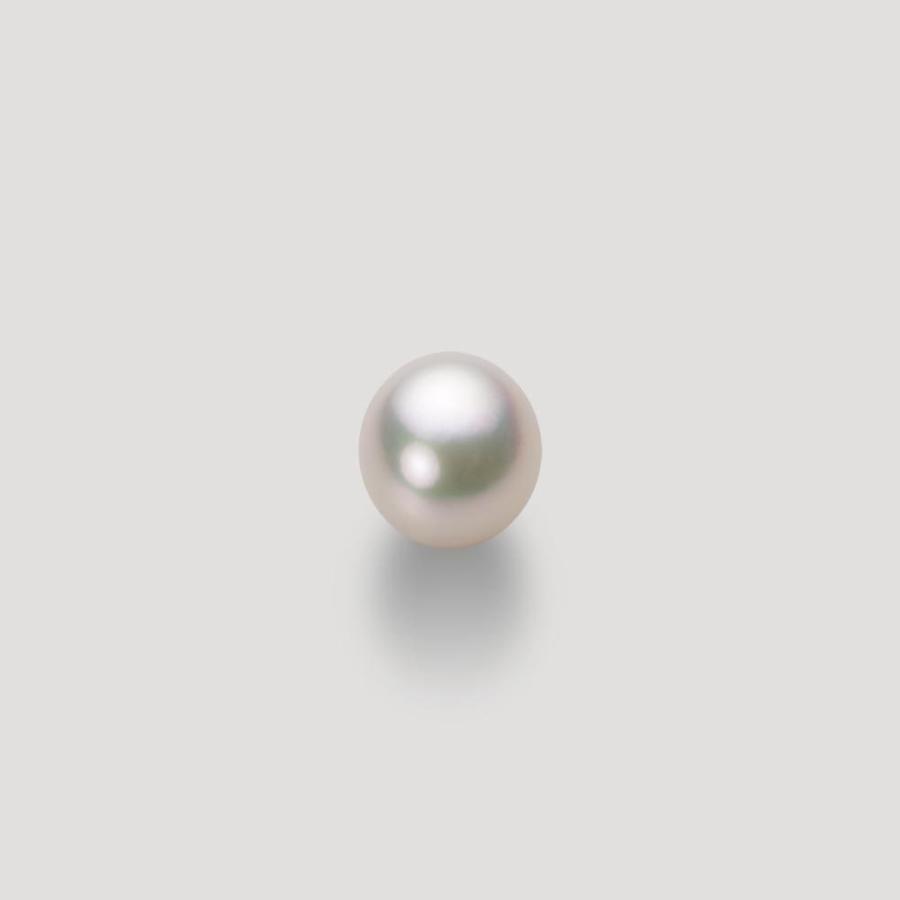 [ムーンレーベル 公式] 一粒 パールネックレス レディース 7.0mm アコヤ 真珠 ペンダント K18WG ホワイトゴールド  HA00070D12CW01495Wの画像