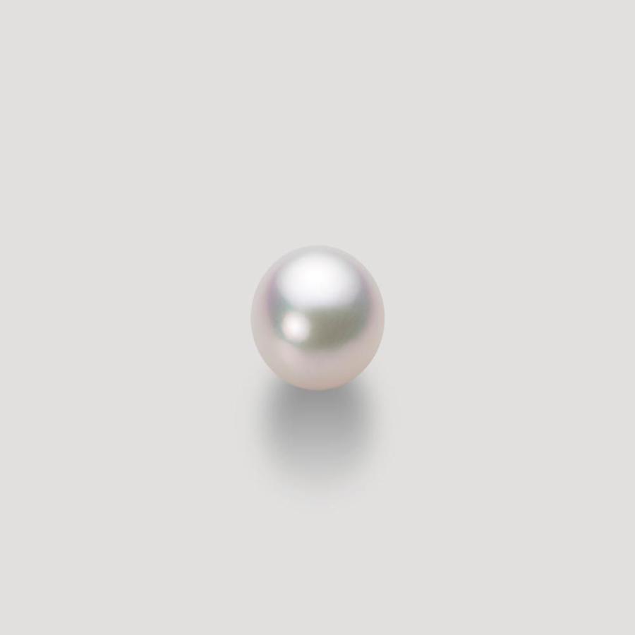 [ムーンレーベル 公式] 一粒 パールネックレス レディース 7.0mm アコヤ 真珠 ペンダント K18WG ホワイトゴールド  HA00070D12WPG797W0の画像