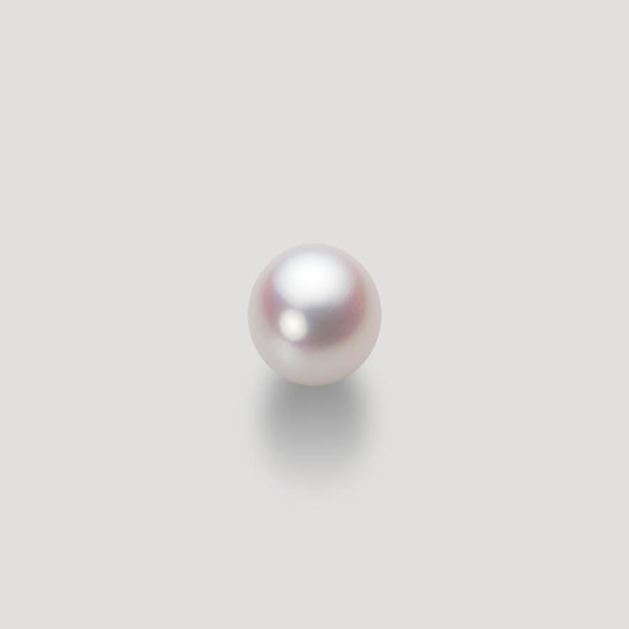 [ムーンレーベル 公式] 一粒 パールネックレス レディース 7.0mm アコヤ 真珠 ペンダント K18WG ホワイトゴールド  HA00070D12WPN725W0の画像