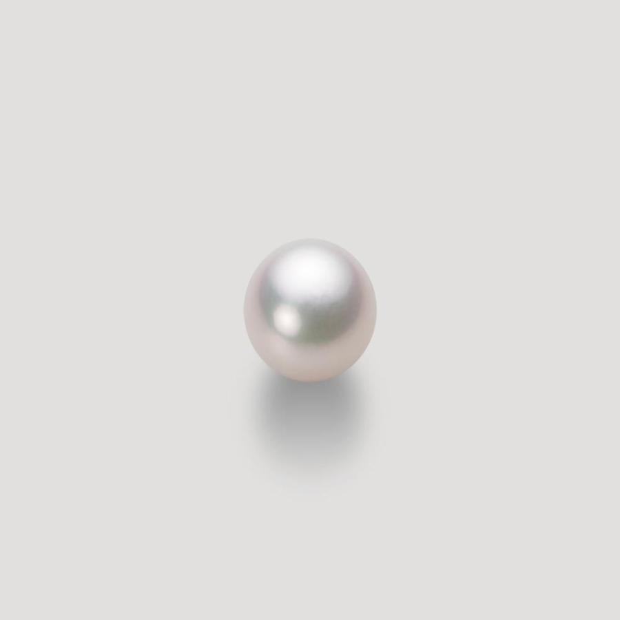 [ムーンレーベル 公式] 一粒 パールネックレス レディース 7.0mm アコヤ 真珠 ペンダント K18WG ホワイトゴールド  HA00070D13WPG647W0の画像