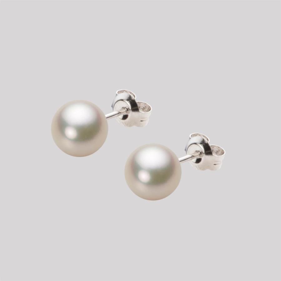 18金 ダイヤモンドピアス ロングピアス パール 真珠 バックキャッチ