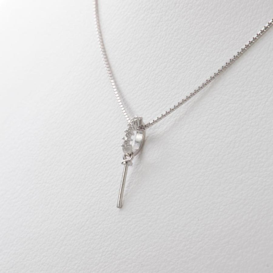 [ムーンレーベル 公式] パール ペンダント レディース 7.0mm アコヤ 真珠 ペンダント トップ K18WG ホワイトゴールド HA00070R13CG01495W-T