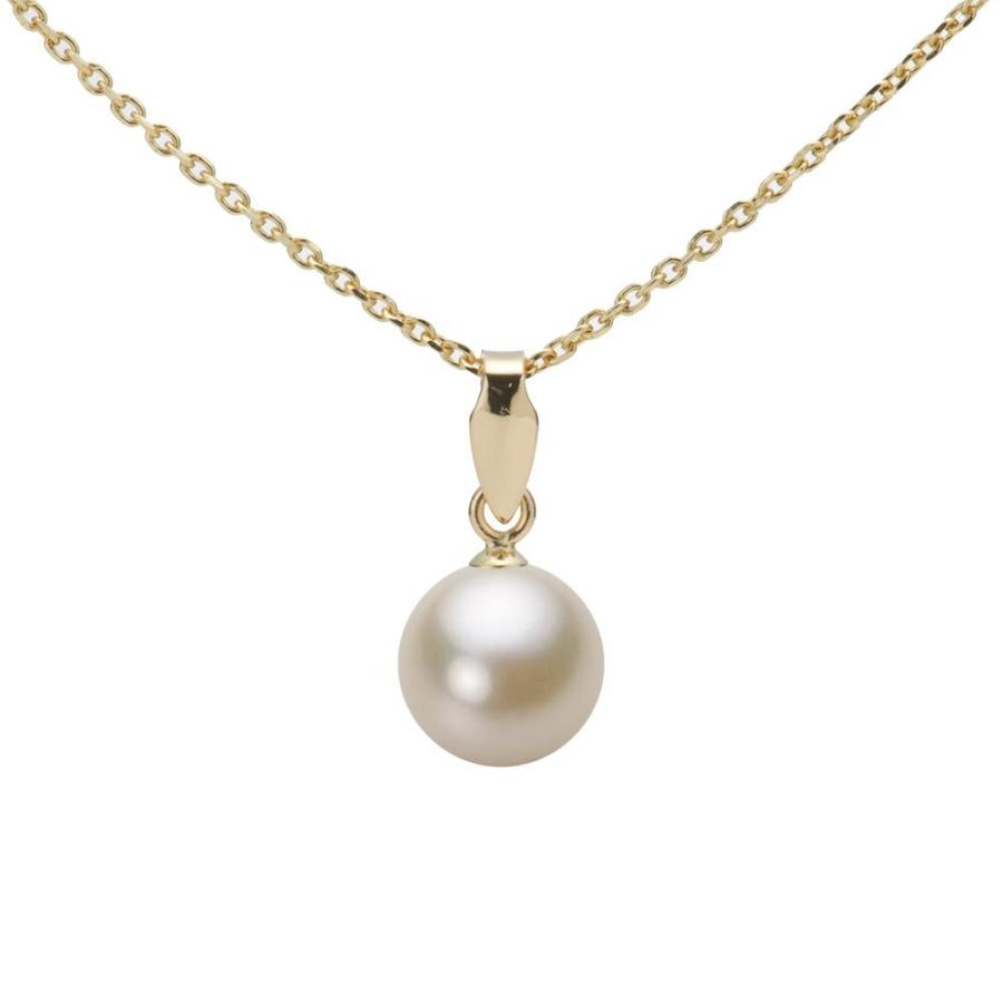 ムーンレーベル 公式] 一粒 パールネックレス レディース 7.0mm アコヤ  