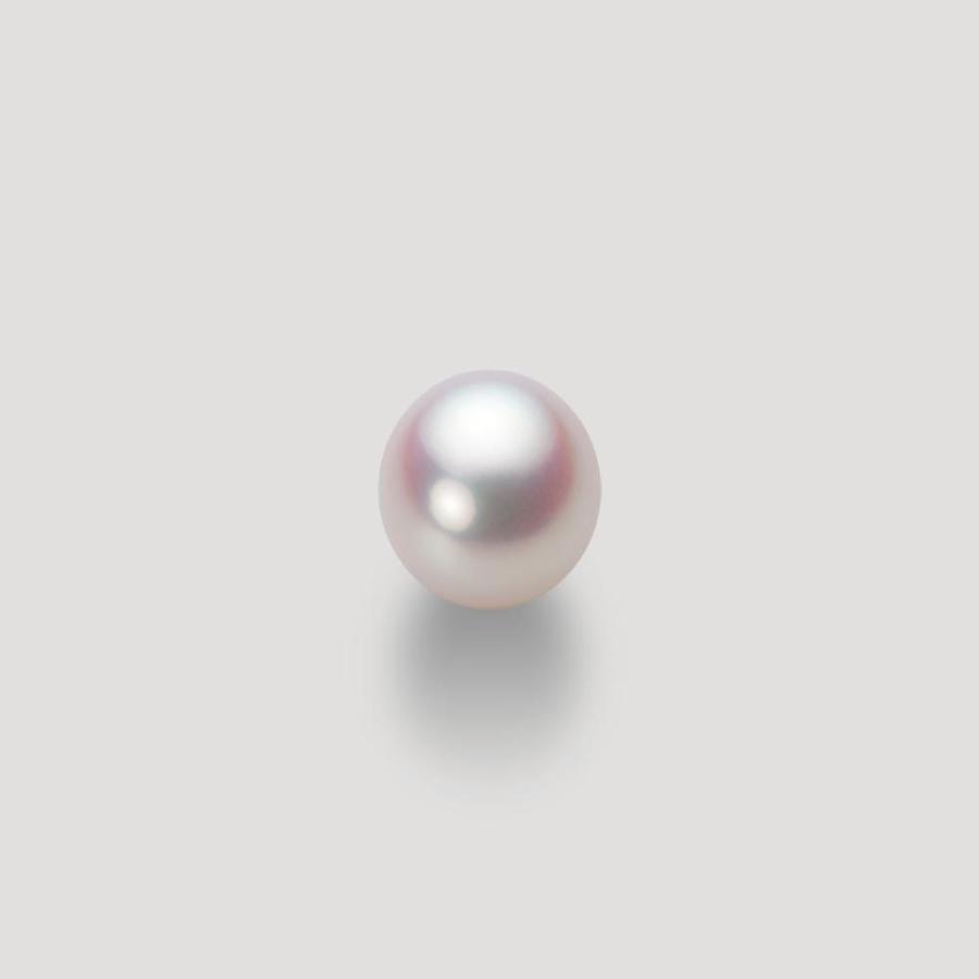 [ムーンレーベル 公式] 一粒 パールネックレス レディース 7.5mm アコヤ 真珠 ペンダント K18WG ホワイトゴールド  HA00075D11WPN904W0の画像