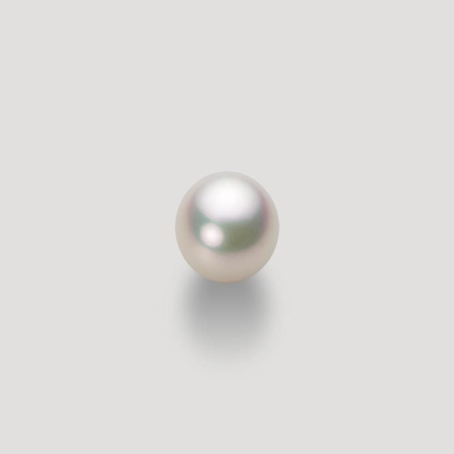 [ムーンレーベル 公式] 一粒 パールネックレス レディース 7.5mm アコヤ 真珠 ペンダント K18 イエローゴールド  HA00075D12CW0797Y0の画像