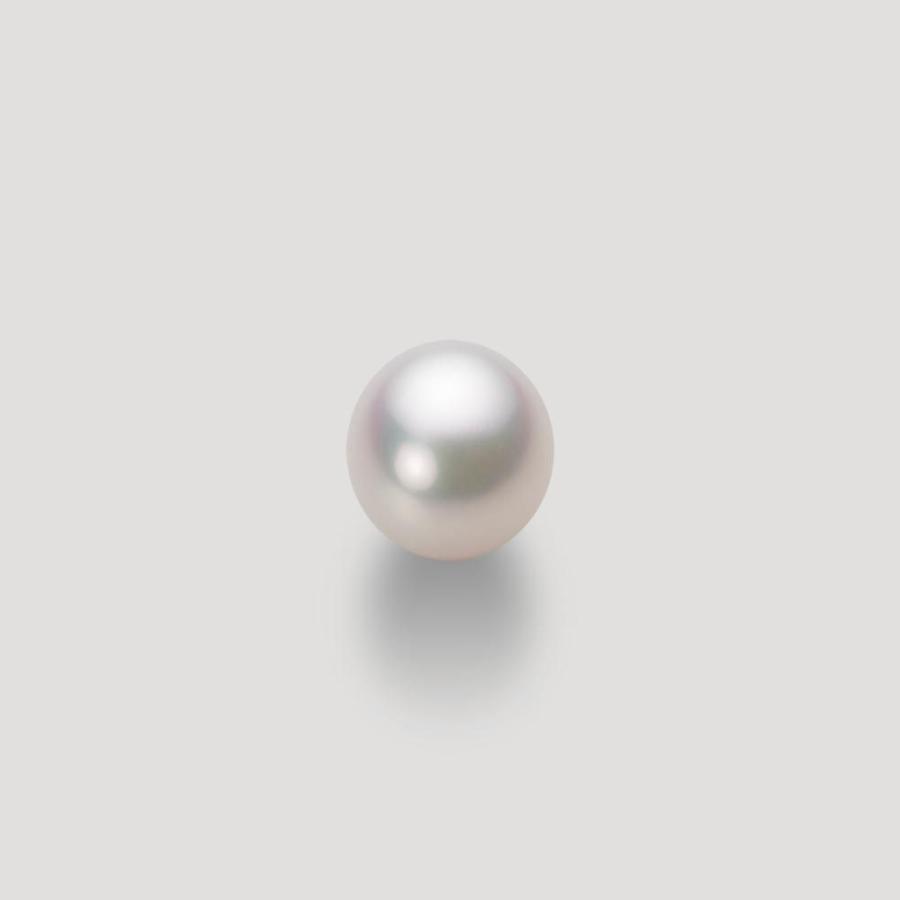 [ムーンレーベル 公式] 一粒 パールネックレス レディース 7.5mm アコヤ 真珠 ペンダント K18 イエローゴールド  HA00075D13WPG797Y0の画像