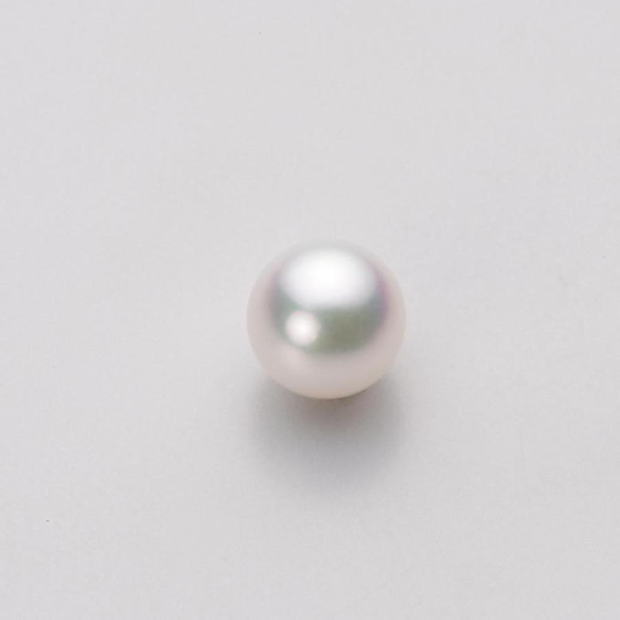 [ムーンレーベル 公式] 一粒 パールネックレス レディース 7.5mm アコヤ 真珠 ペンダント K18WG ホワイトゴールド  HA00075R12WPG1474Wの画像