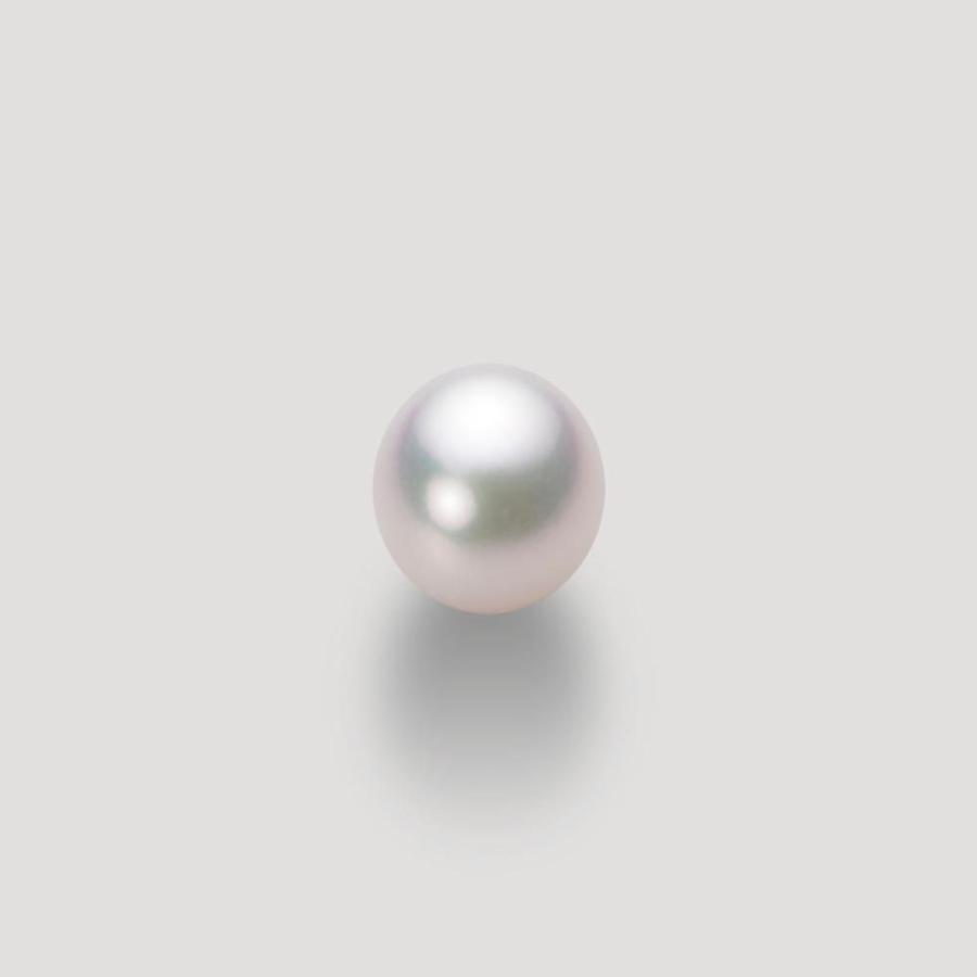 [ムーンレーベル 公式] 一粒 パールネックレス レディース 8.0mm アコヤ 真珠 ペンダント K18WG ホワイトゴールド  HA00080D13WPG1474Wの画像