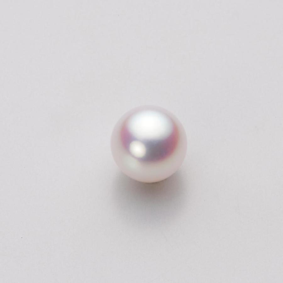 [ムーンレーベル 公式] パール ペンダント レディース 8.0mm アコヤ 真珠 ペンダント トップ K18WG ホワイトゴールド HA00080R11WPN725W0-Tの画像