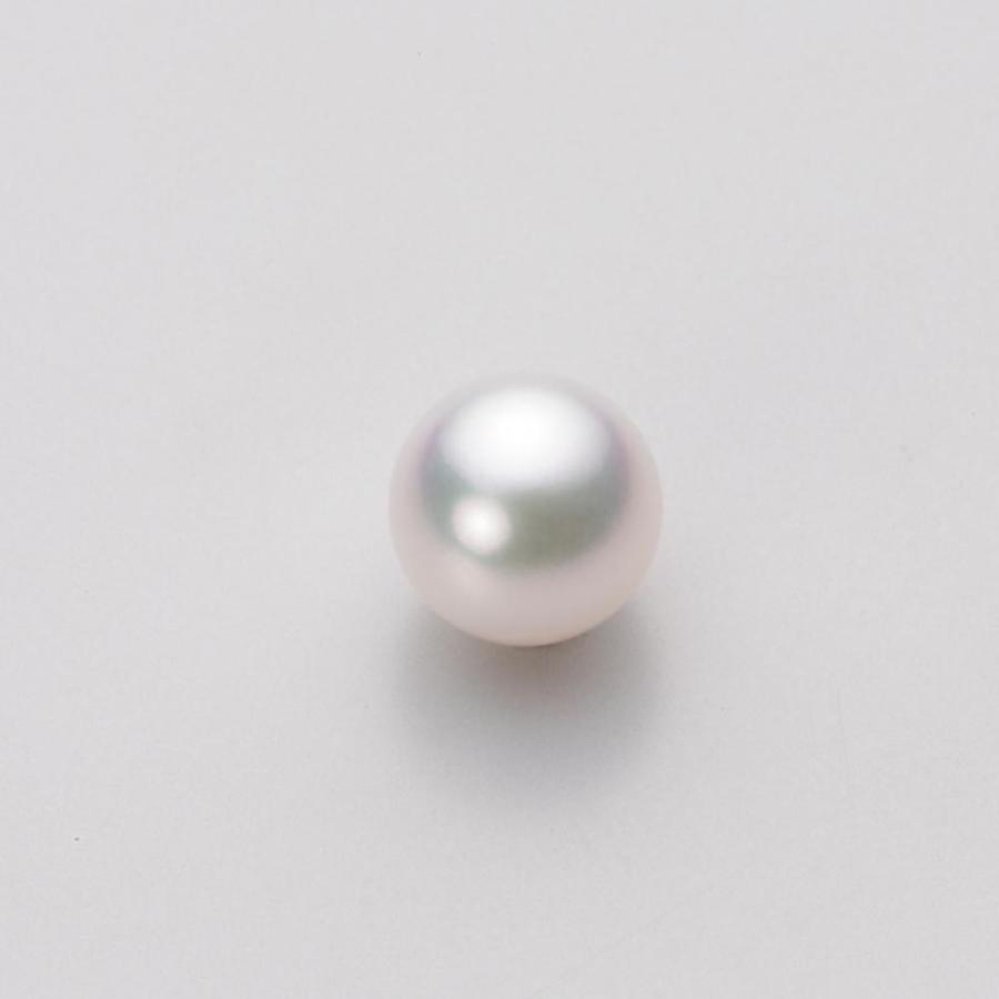 [ムーンレーベル 公式] 一粒 パールネックレス レディース 8.0mm アコヤ 真珠 ペンダント K18 イエローゴールド  HA00080R13WPG1474Yの画像