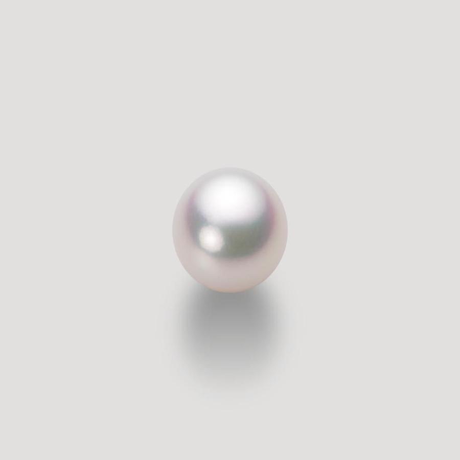 [ムーンレーベル 公式] パール ピアス レディース ぶら下がり あこや真珠 8.5mm アコヤ 真珠 ピアス K18WG ホワイトゴールド  HA00085D11WPG40W00の画像