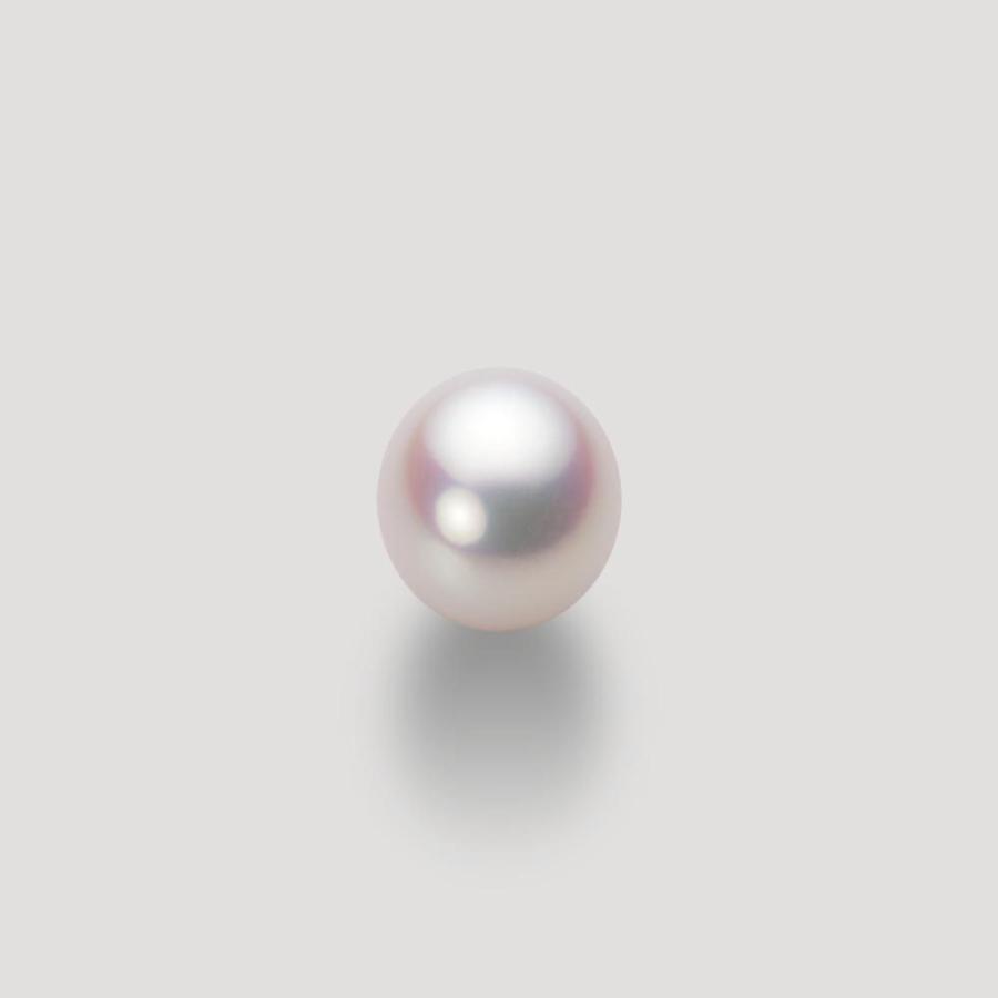 [ムーンレーベル 公式] 一粒 パールネックレス レディース 8.5mm アコヤ 真珠 ペンダント K18WG ホワイトゴールド  HA00085D11WPN647W0の画像