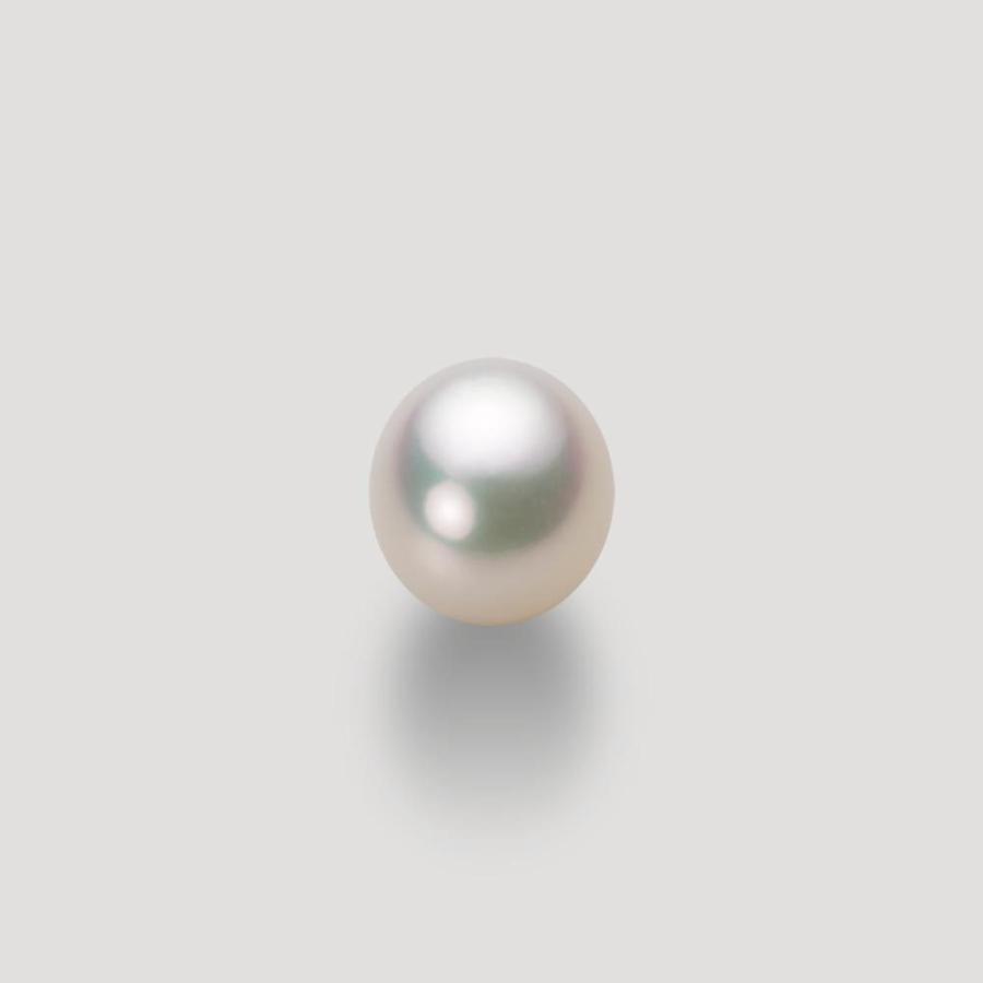 [ムーンレーベル 公式] 一粒 パールネックレス レディース 8.5mm アコヤ 真珠 ペンダント K18WG ホワイトゴールド  HA00085D12CW0647W0の画像