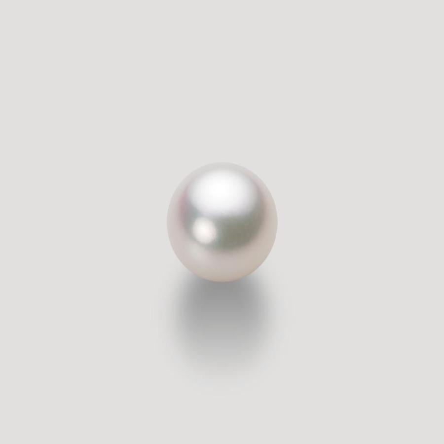 [ムーンレーベル 公式] 一粒 パールネックレス レディース 8.5mm アコヤ 真珠 ペンダント K18WG ホワイトゴールド  HA00085D13WPGU188Wの画像