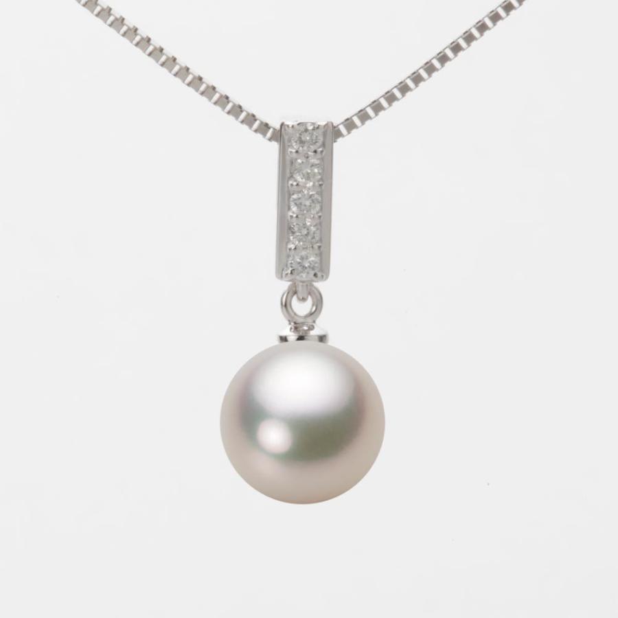 [ムーンレーベル 公式] パール 指輪 レディース 9.0mm アコヤ 真珠 ペンダント トップ K18WG ホワイトゴールド HA00090R12CW0314W0-T
