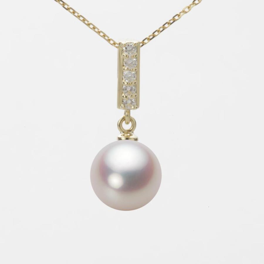 [ムーンレーベル 公式] パール 指輪 レディース 9.0mm アコヤ 真珠 ペンダント トップ K18 イエローゴールド HA00090R12WPN314Y0-T