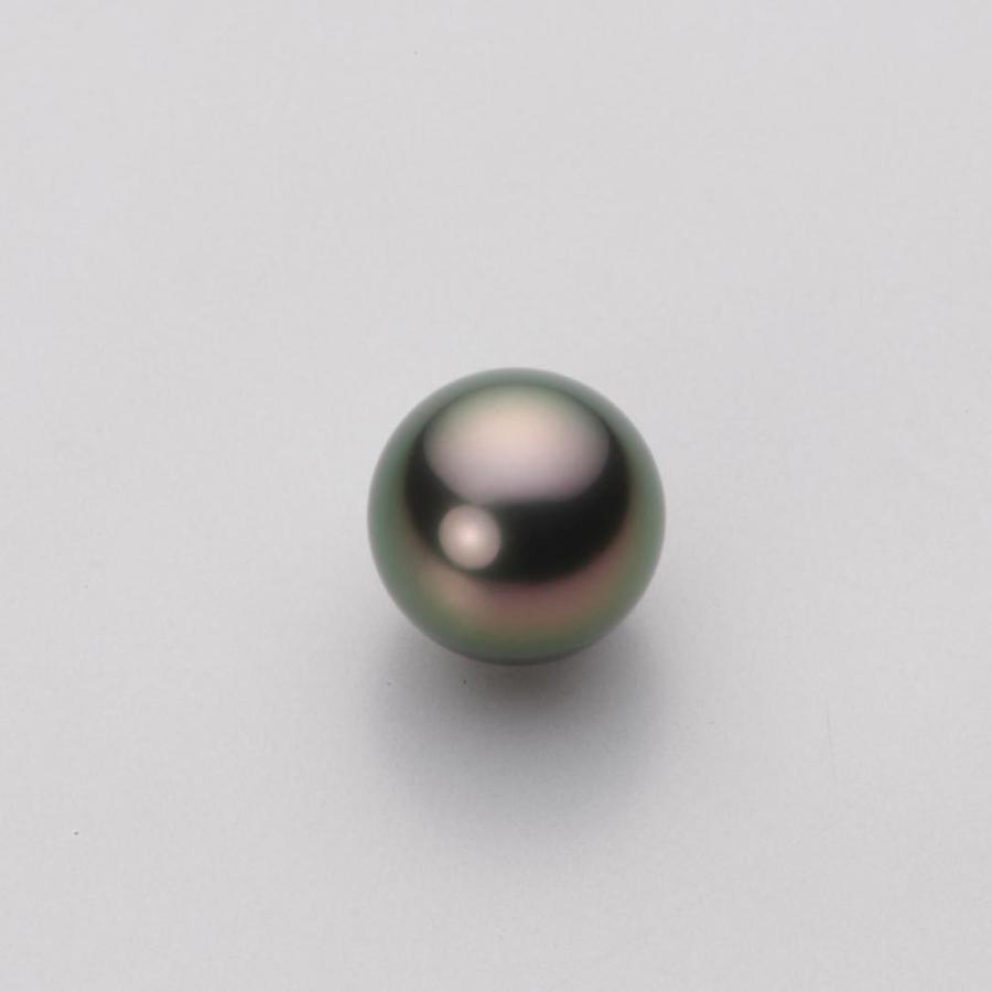 [ムーンレーベル 公式] ブラックパール 指輪 9mm 黒蝶 真珠 リング PT900 プラチナ レディース NB00009R11RB0D03P9の画像