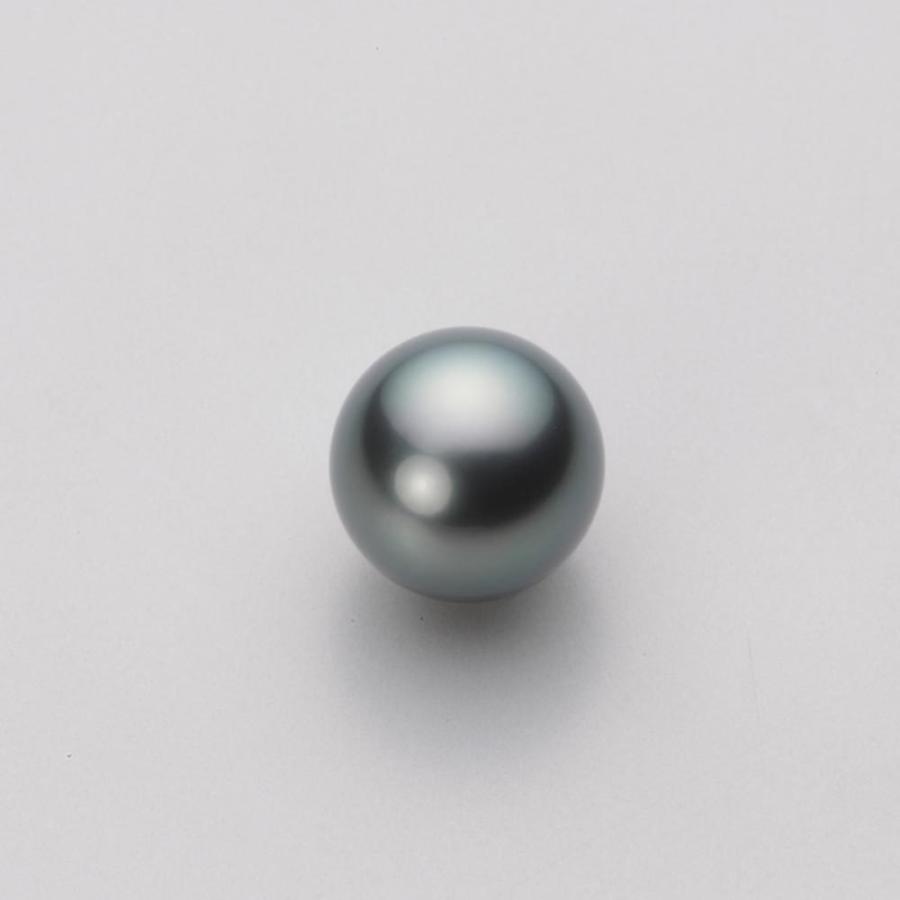 [ムーンレーベル 公式] ブラックパール ネックレス 9mm 黒蝶 真珠 ペンダント K18 イエローゴールド レディース NB00009R13DG01474Yの画像