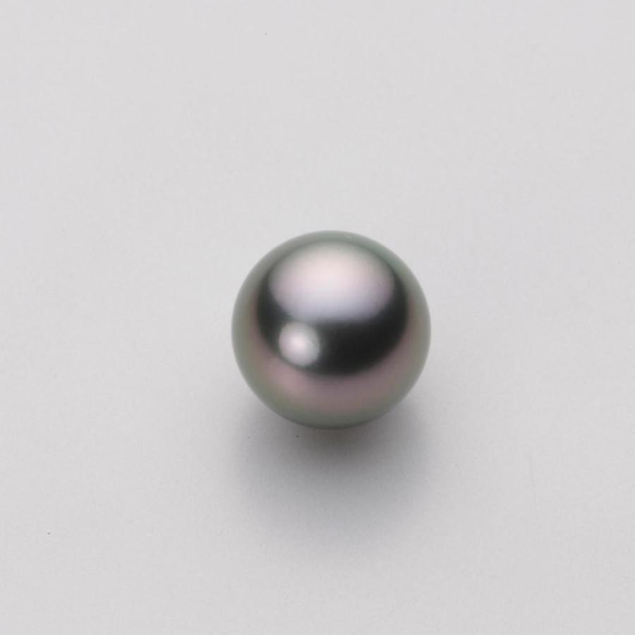 [ムーンレーベル 公式] ブラックパール 9mm 黒蝶 真珠 ペンダント トップ K18WG ホワイトゴールド レディース NB00009R13RB0115W0-Tの画像