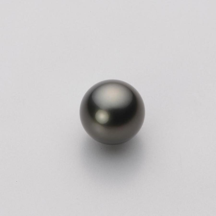 [ムーンレーベル 公式] ブラックパール 指輪 9mm 黒蝶 真珠 リング PT900 プラチナ レディース NB00009R23PC0D03P9の画像