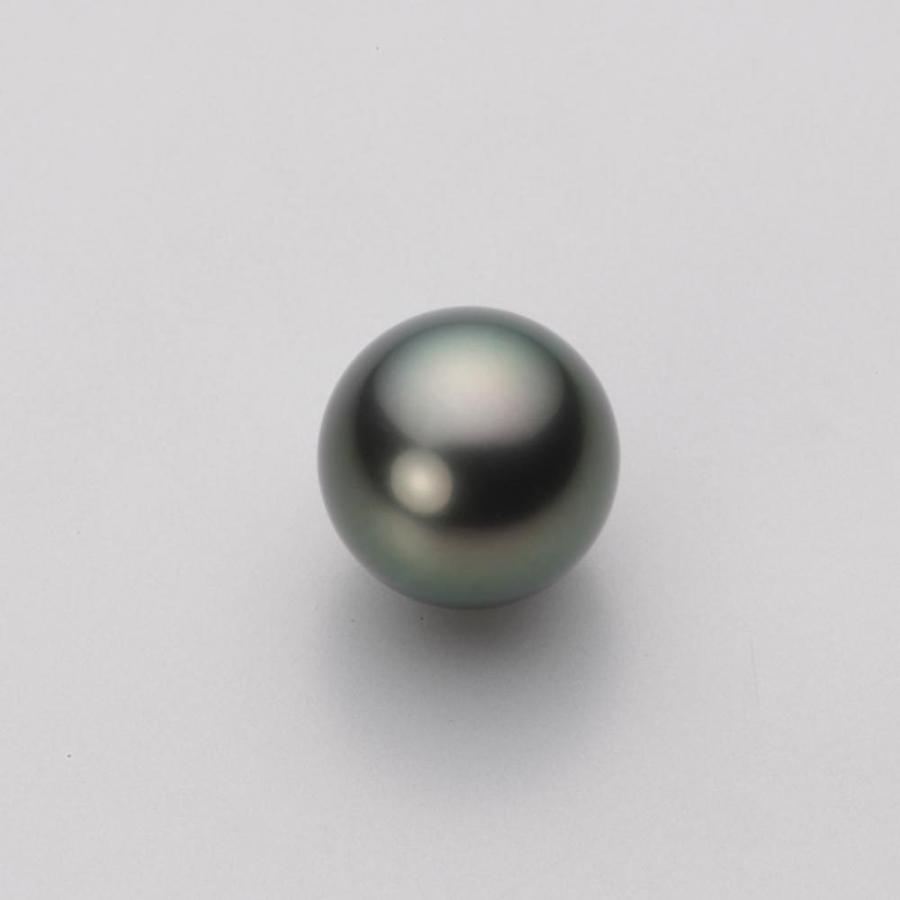 [ムーンレーベル 公式] ブラックパール 10mm 黒蝶 真珠 ペンダント トップ K18WG ホワイトゴールド レディース NB00010R12PC0725W0-Tの画像