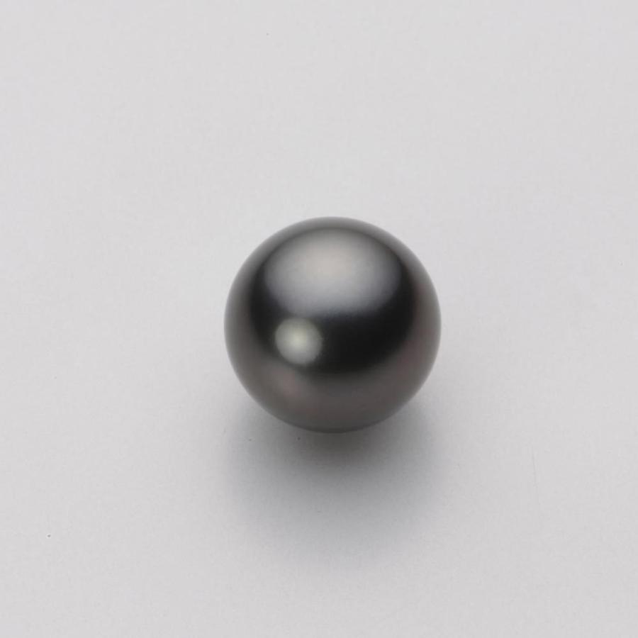 [ムーンレーベル 公式] ブラックパール ネックレス 10mm 黒蝶 真珠 ペンダント K18 イエローゴールド レディース NB00010R13PC0KB5LYの画像