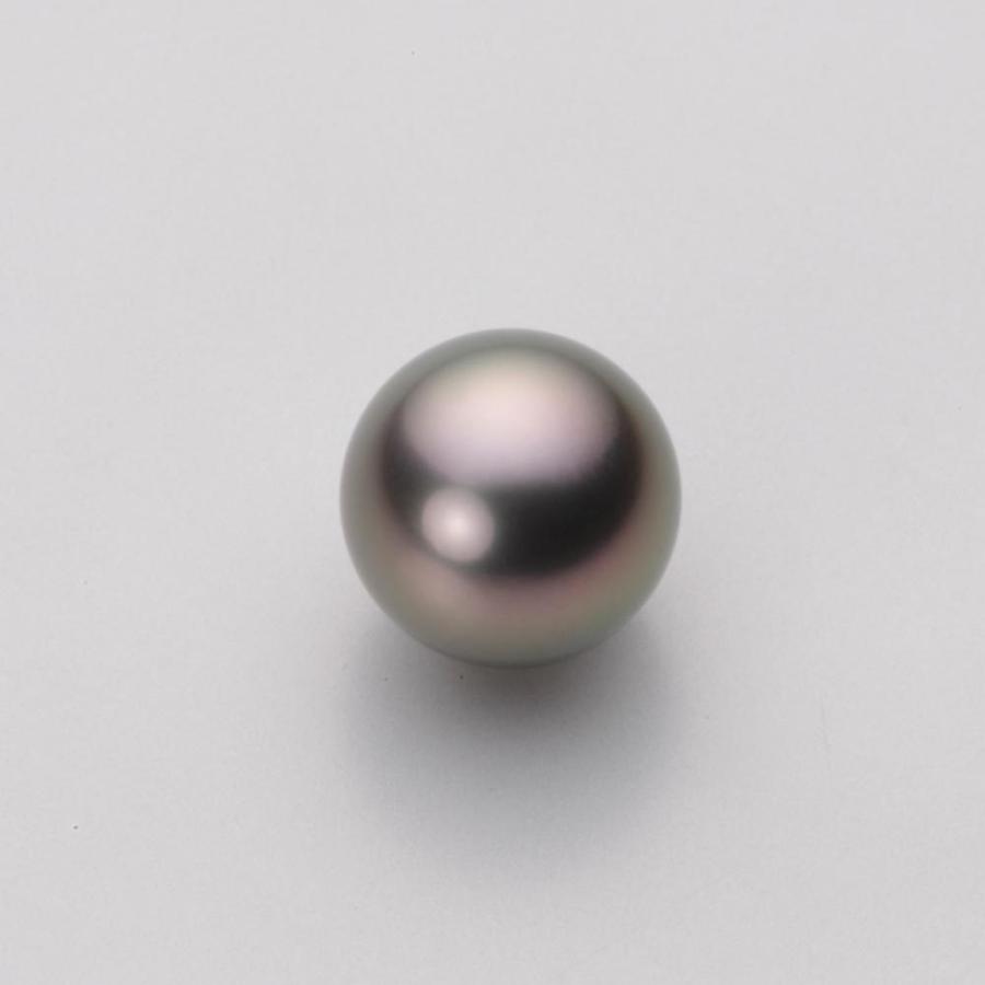 [ムーンレーベル 公式] ブラックパール 10mm 黒蝶 真珠 ペンダント トップ K18 イエローゴールド レディース NB00010R13RB0314Y0-Tの画像