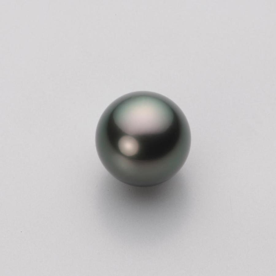 [ムーンレーベル 公式] ブラックパール ネックレス 10mm 黒蝶 真珠 ペンダント K18 イエローゴールド レディース NB00010R21PC0KB5LYの画像