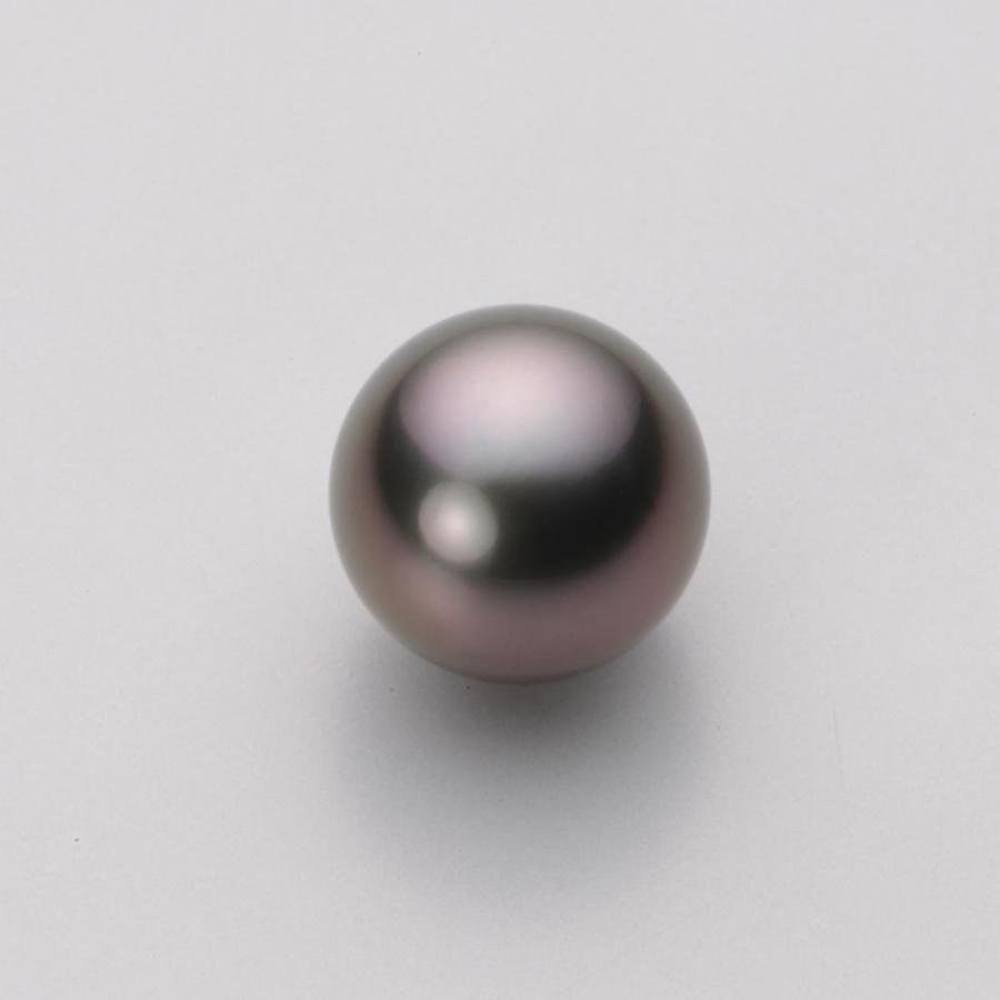 [ムーンレーベル 公式] ブラックパール 11mm 黒蝶 真珠 ペンダント トップ K18WG ホワイトゴールド レディース NB00011R13RB01474W-Tの画像