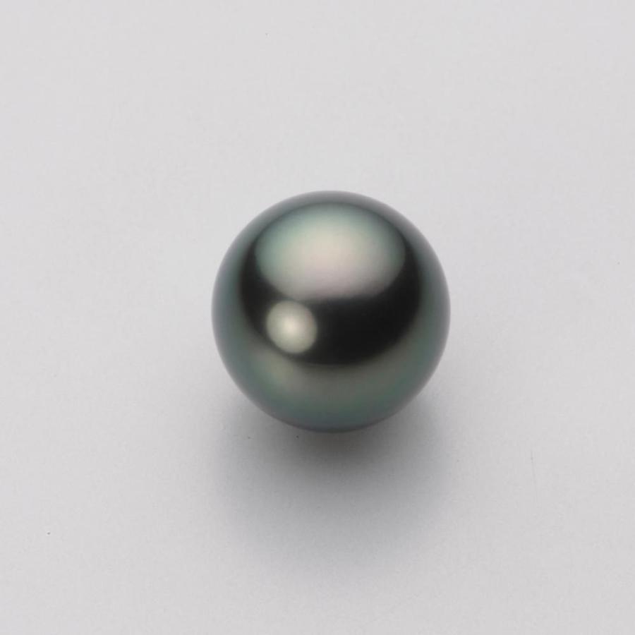 [ムーンレーベル 公式] ブラックパール 11mm 黒蝶 真珠 ペンダント トップ K18WG ホワイトゴールド レディース NB00011R21PC01278W-Tの画像