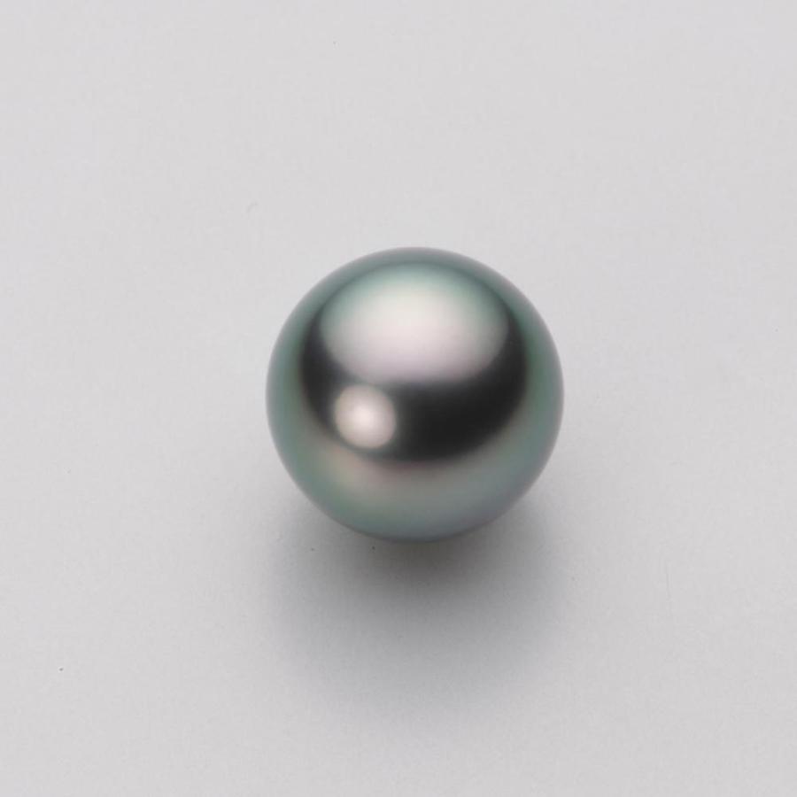 [ムーンレーベル 公式] ブラックパール 11mm 黒蝶 真珠 ペンダント トップ K18 イエローゴールド レディース NB00011R22DG0314Y0-Tの画像