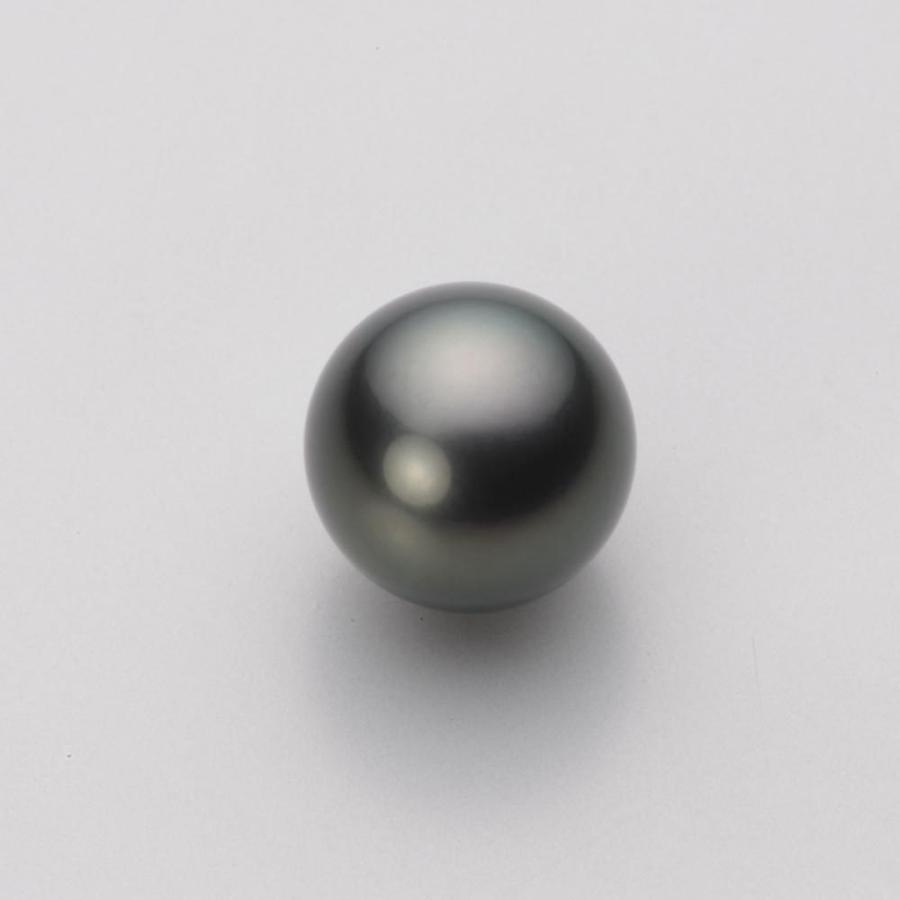 [ムーンレーベル 公式] ブラックパール 11mm 黒蝶 真珠 ペンダント トップ K18WG ホワイトゴールド レディース NB00011R22PC0334W0-Tの画像