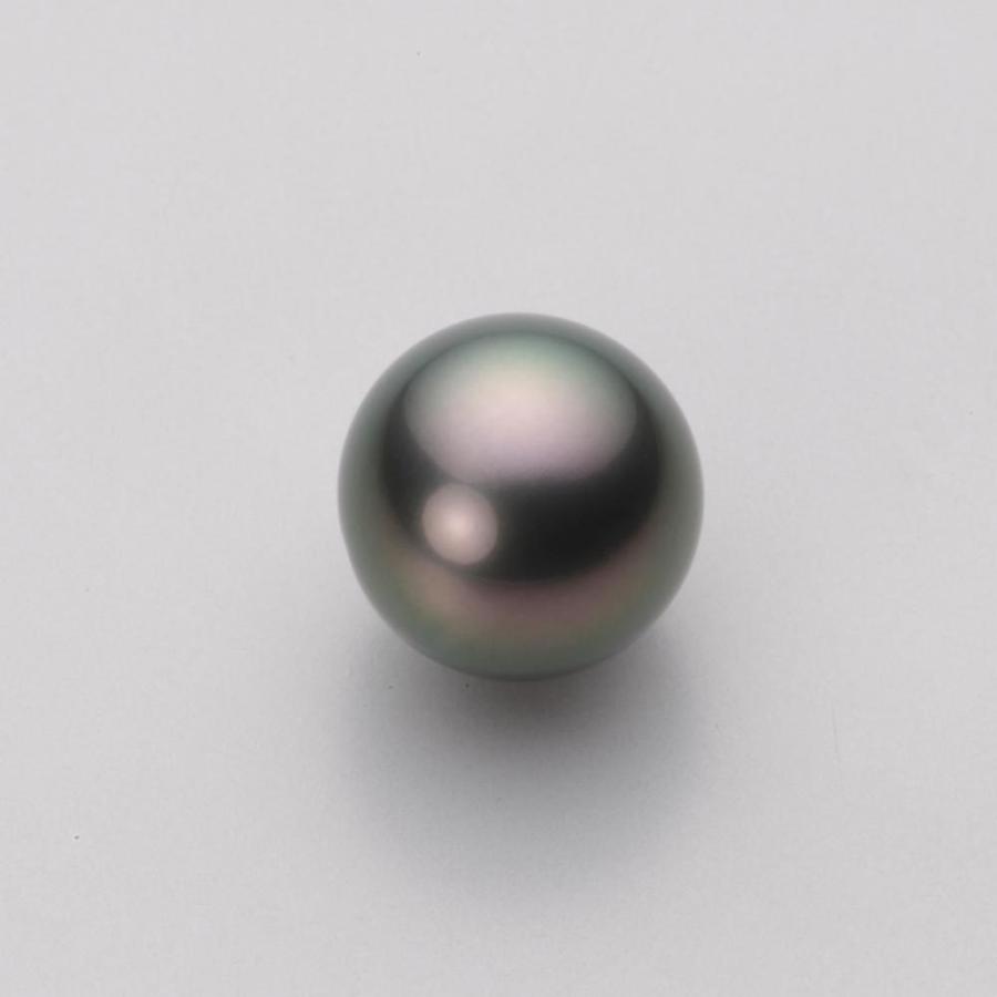 [ムーンレーベル 公式] ブラックパール 11mm 黒蝶 真珠 ペンダント トップ K18 イエローゴールド レディース NB00011R22RB0314Y0-Tの画像