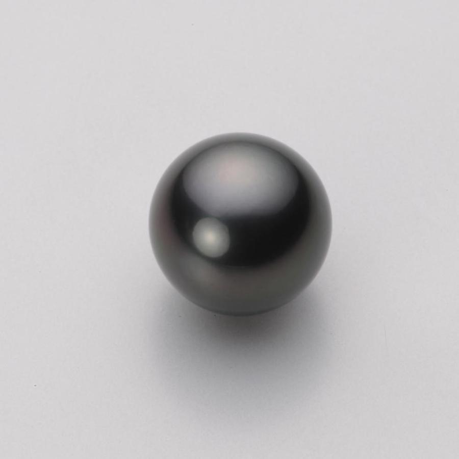 [ムーンレーベル 公式] ブラックパール 12mm 黒蝶 真珠 ペンダント トップ K18 イエローゴールド レディース NB00012R21BK0314Y0-Tの画像